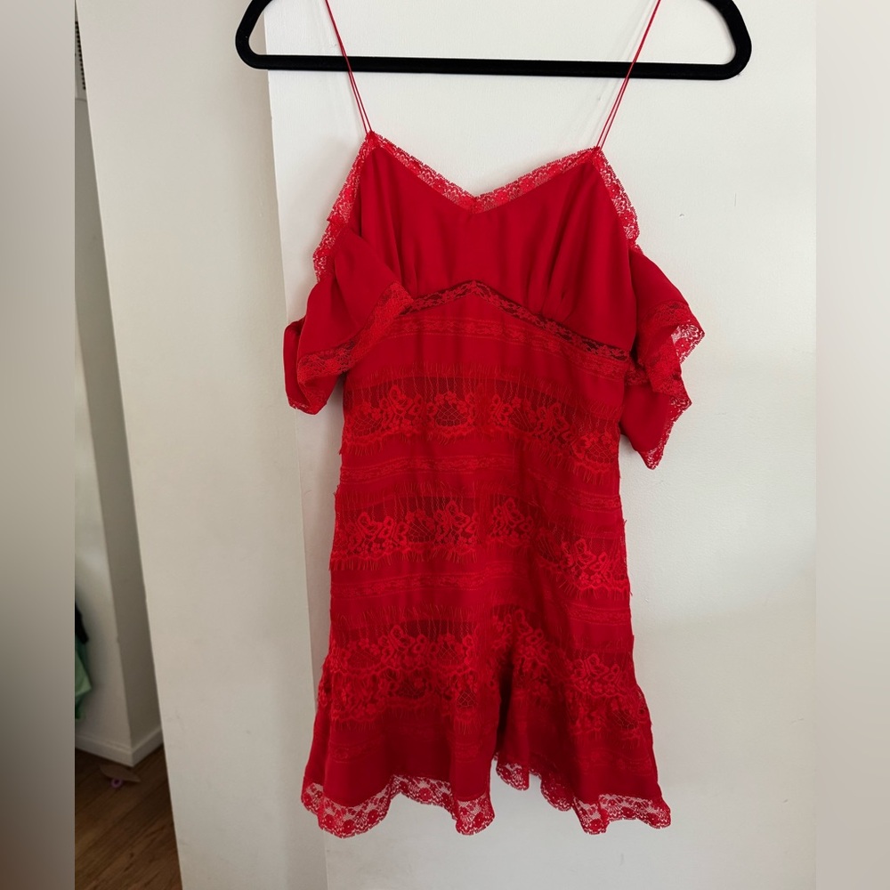 NBD Paige Dress in Red, XS